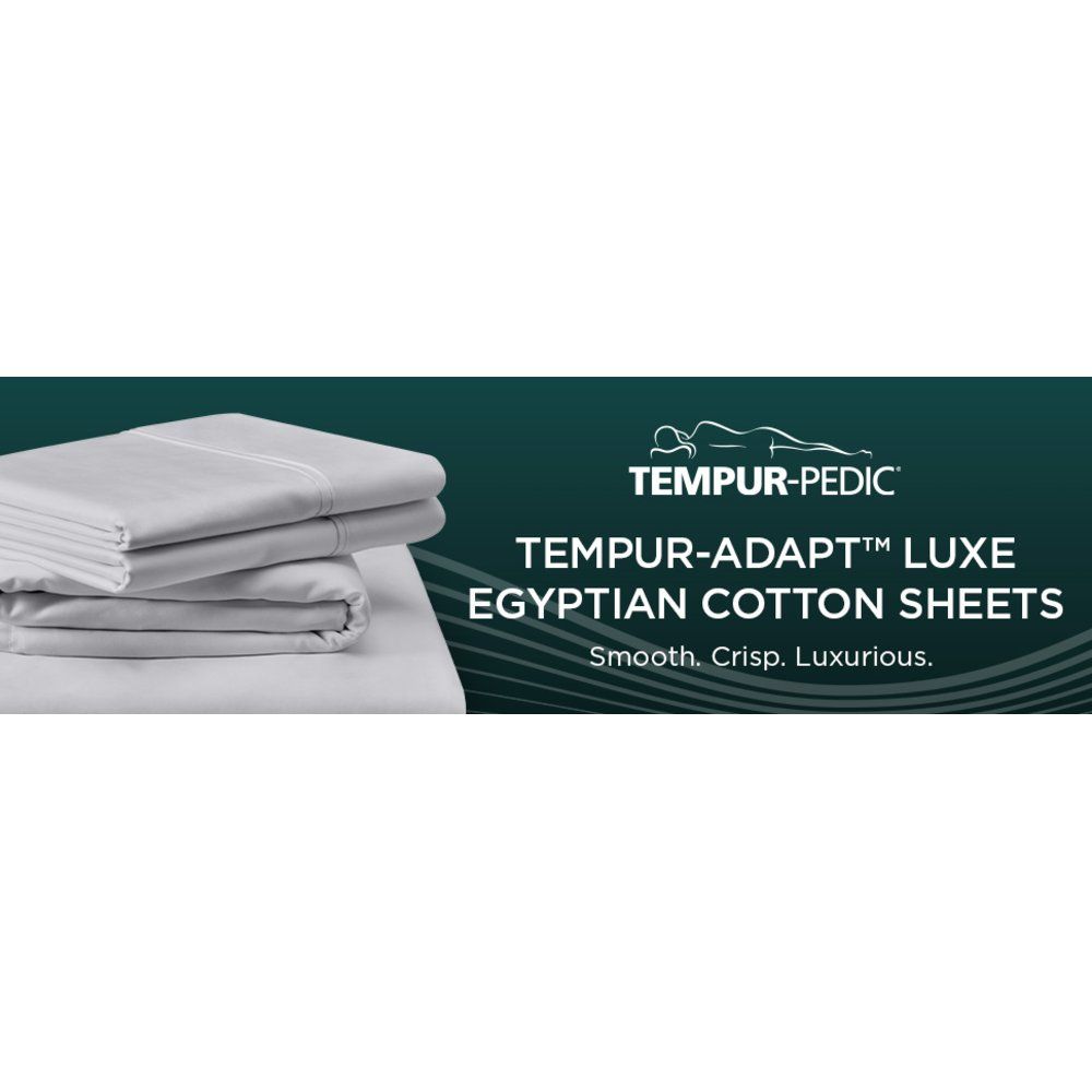 Tempur-Adapt - Tempur-Adapt Luxe Egyptian Cotton Sheets - Graphite