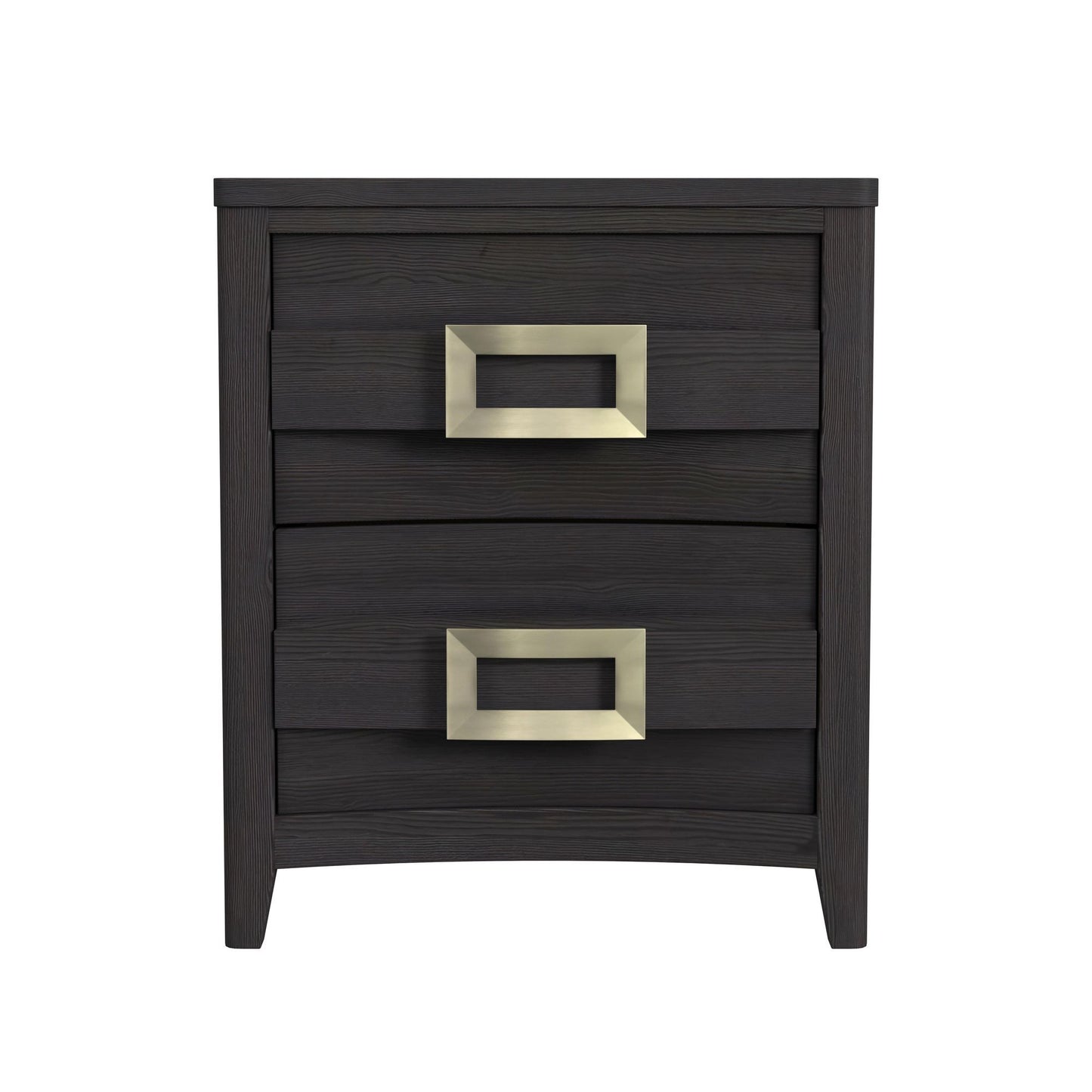 Tobias - 2-Drawer Nightstand With USB - Black