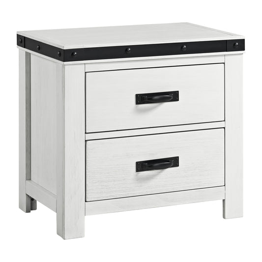 Wade - Youth 2-Drawer Nightstand - White
