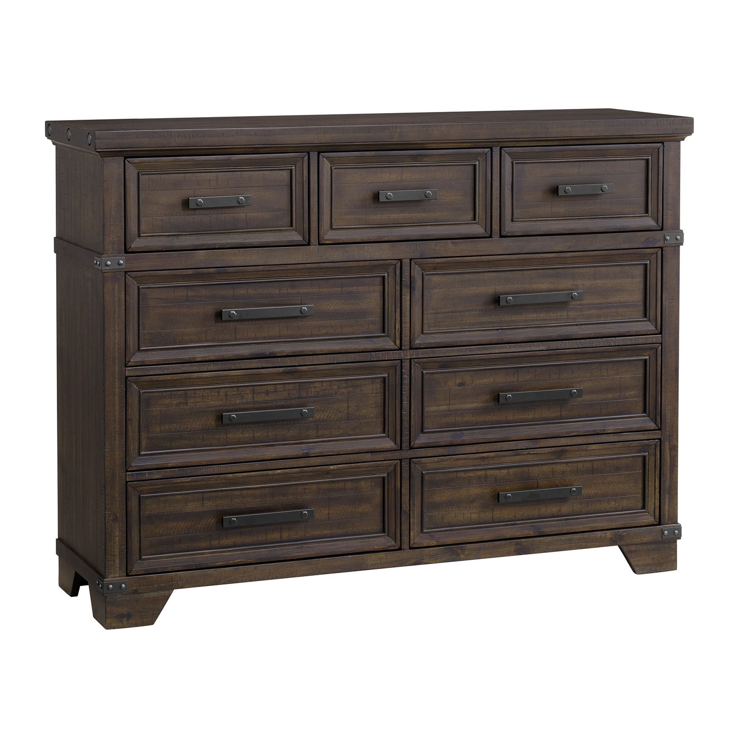 Colorado City - 9-Drawer Dresser - Charcoal
