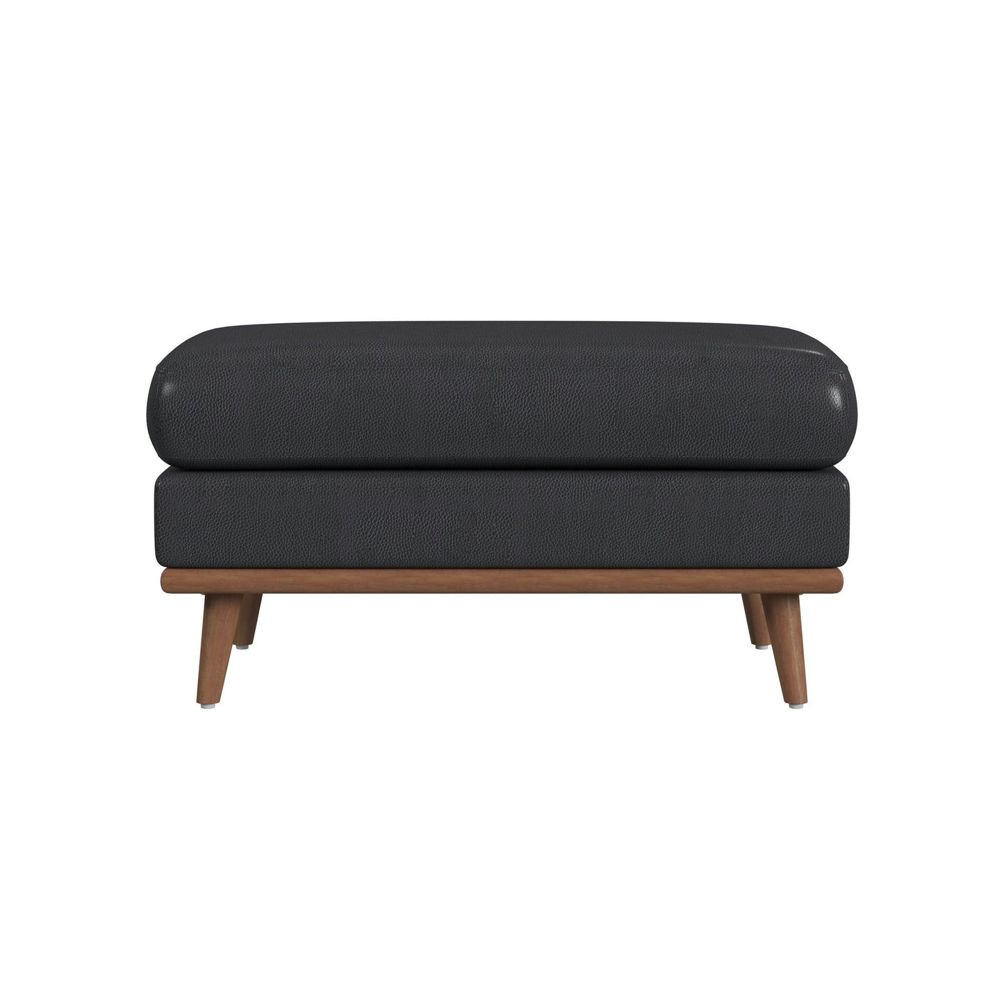 Horizon - Ottoman With Wood Base