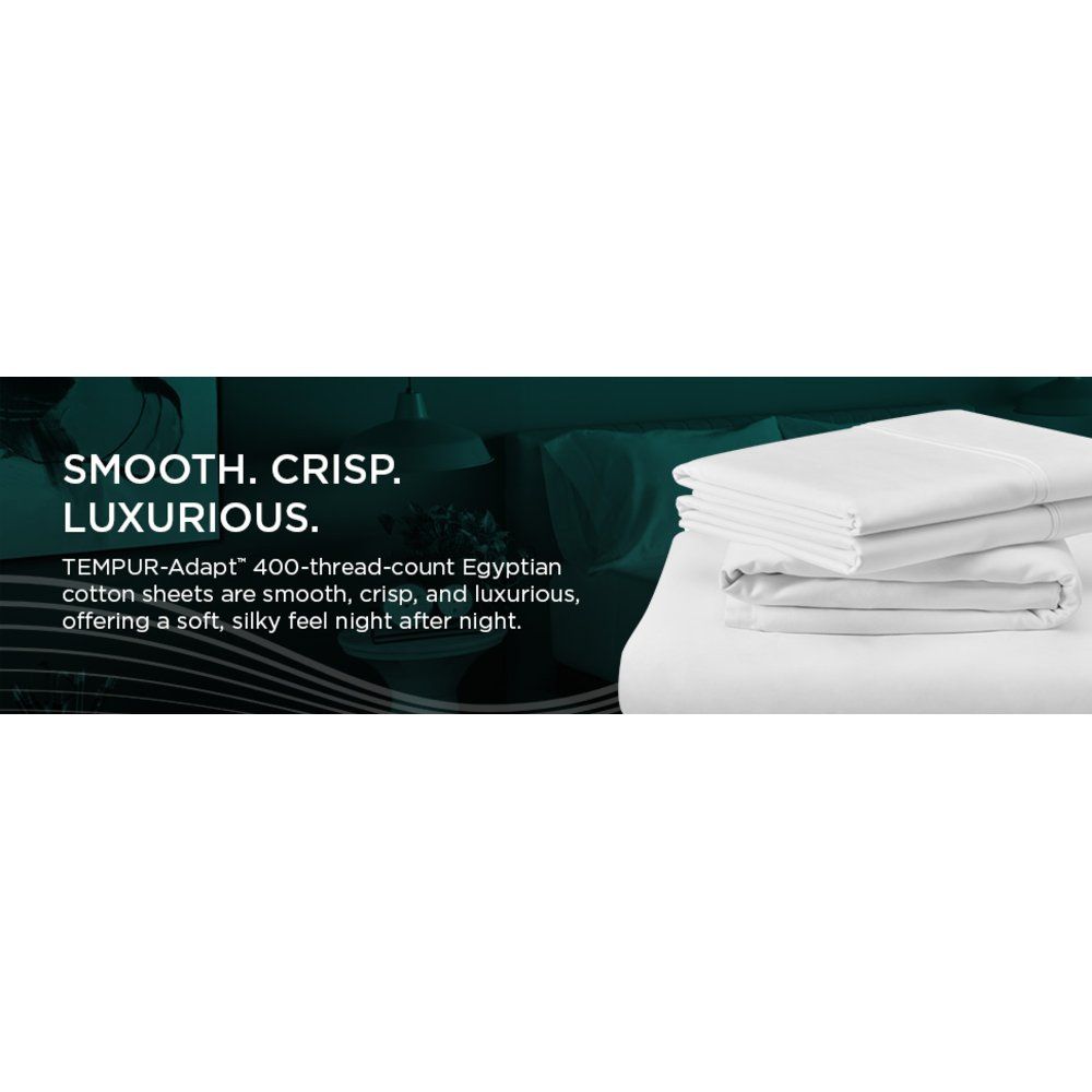 Tempur-Adapt - Tempur-Adapt Luxe Egyptian Cotton Sheets - Sleepy Blue