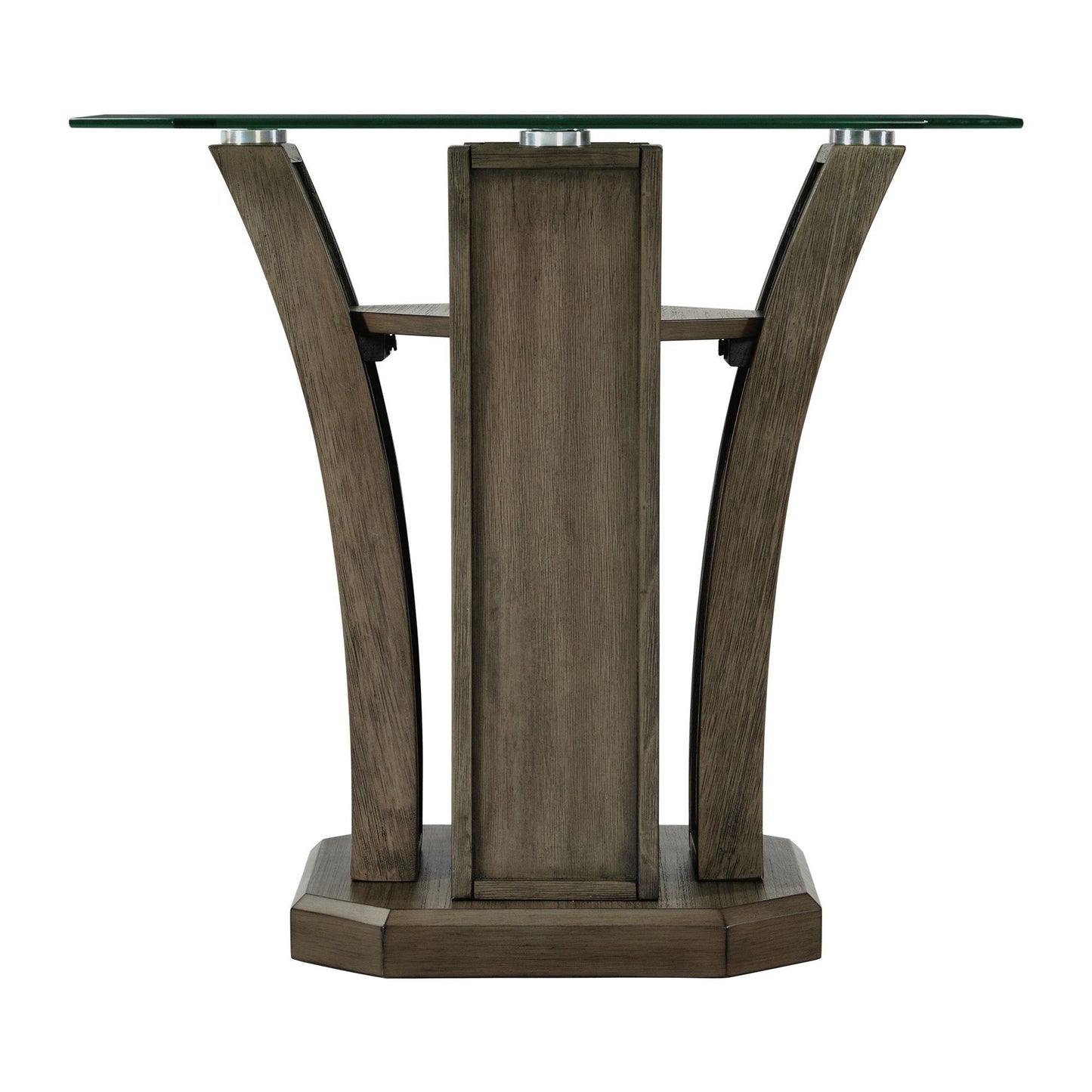 Dapper - Square End Table - Gray