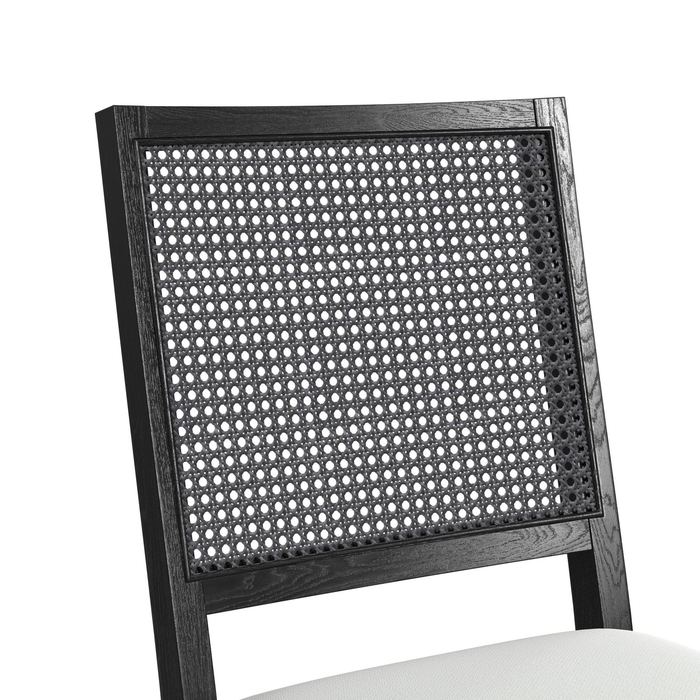 Bahama Breeze - Fabric Dining Chair (Set of 2) - White / Black