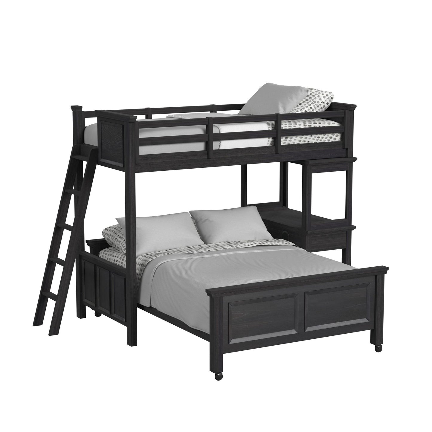 Hampton Kids - Loft With Ladder And Desk With Speaker Bedroom Set