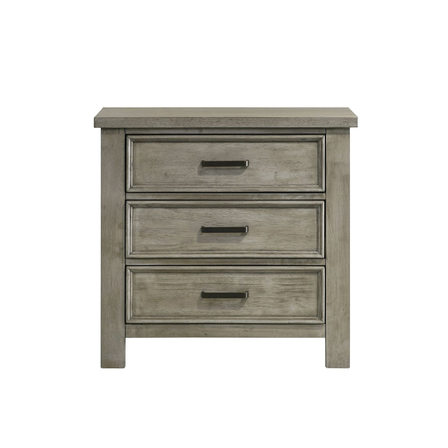Sullivan - 3-Drawer Nightstand - Drift Gray