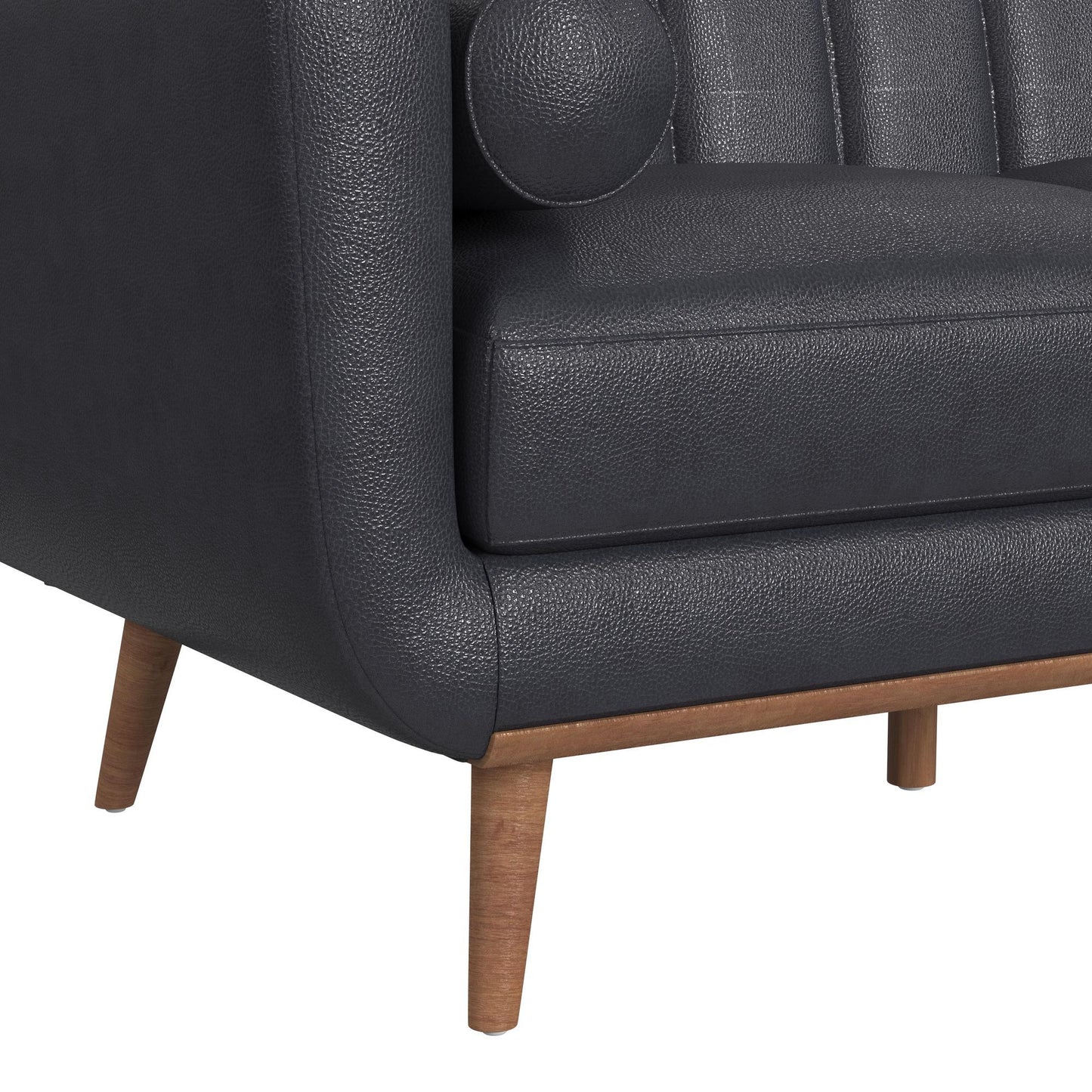 Horizon - Loveseat With Wood Front 2 Pillows