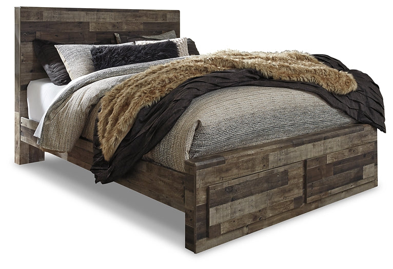 Derekson Panel Bed With 2 Storage Drawers