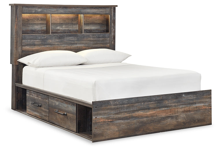 Drystan Bookcase Bed With 4 Storage Drawers