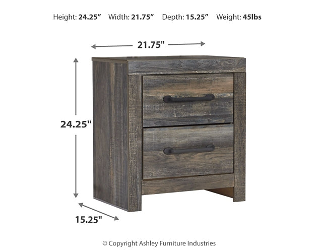Drystan Panel Bed With 2 Storage Drawers With Mirrored Dresser, Chest And Nightstand