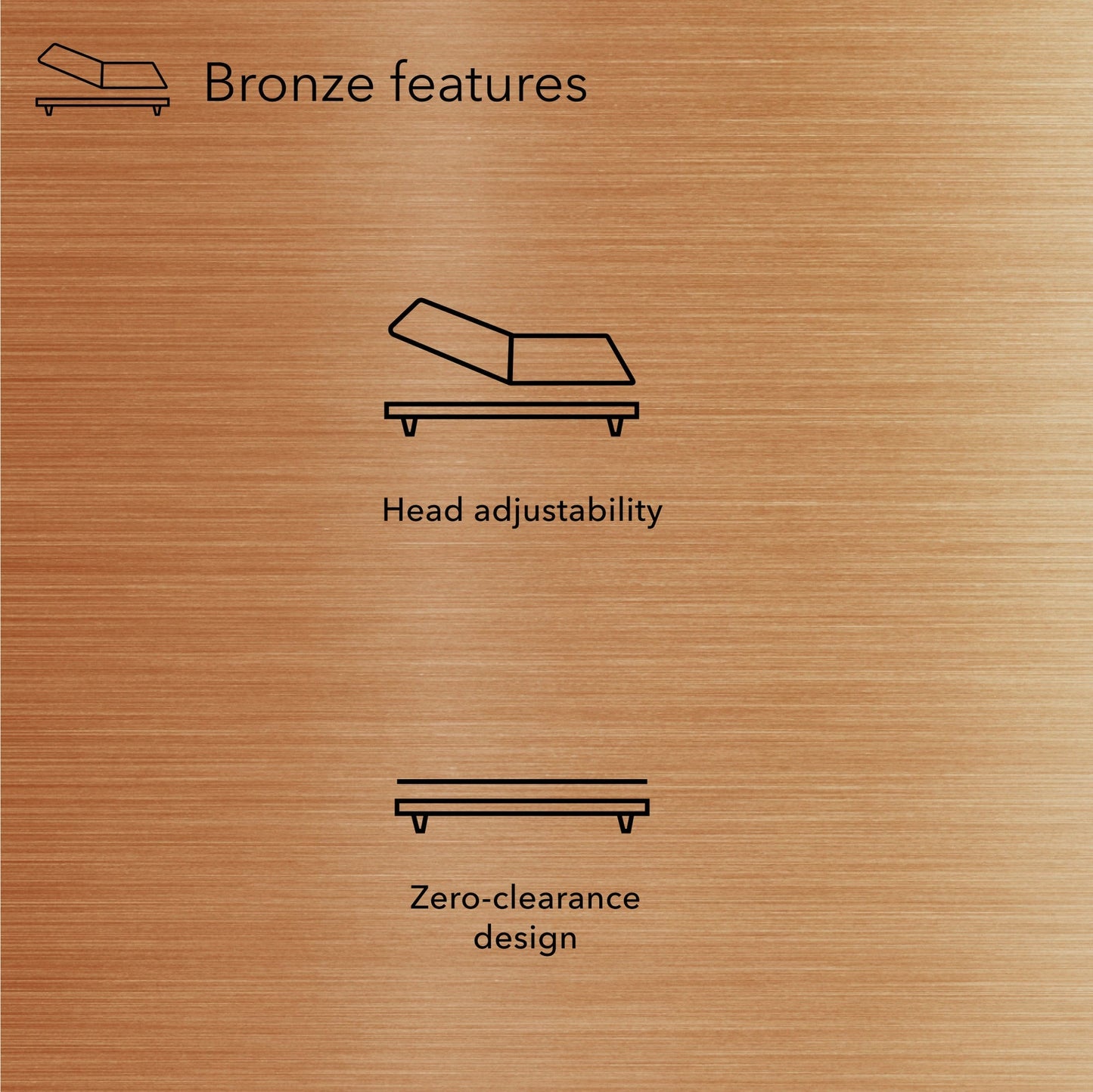 Bronze Adjustable Base