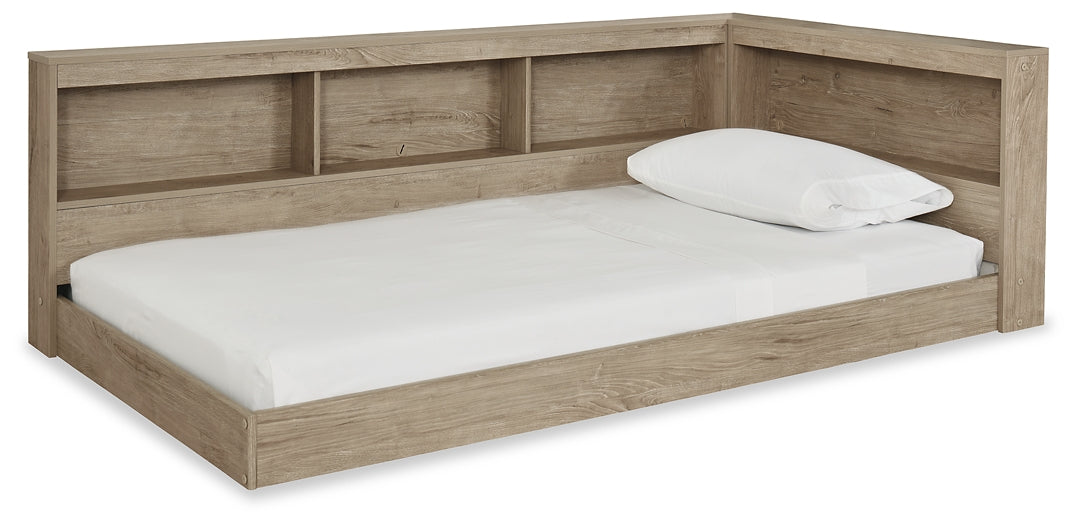 Oliah Bookcase Storage Bed