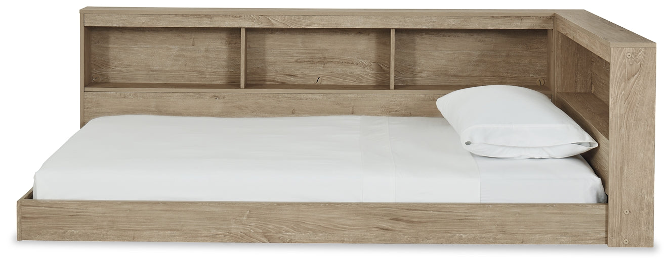 Oliah Bookcase Storage Bed
