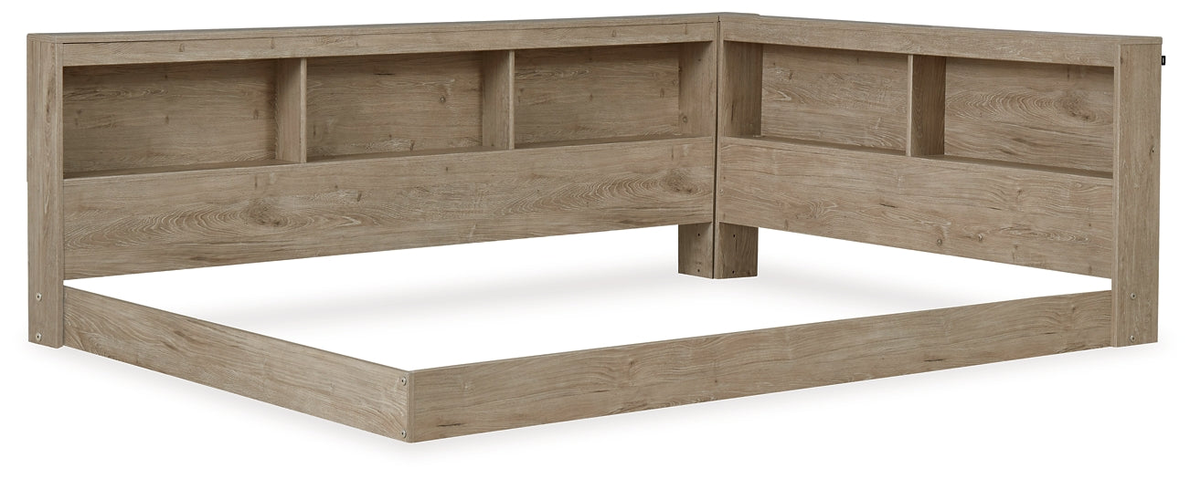 Oliah Bookcase Storage Bed