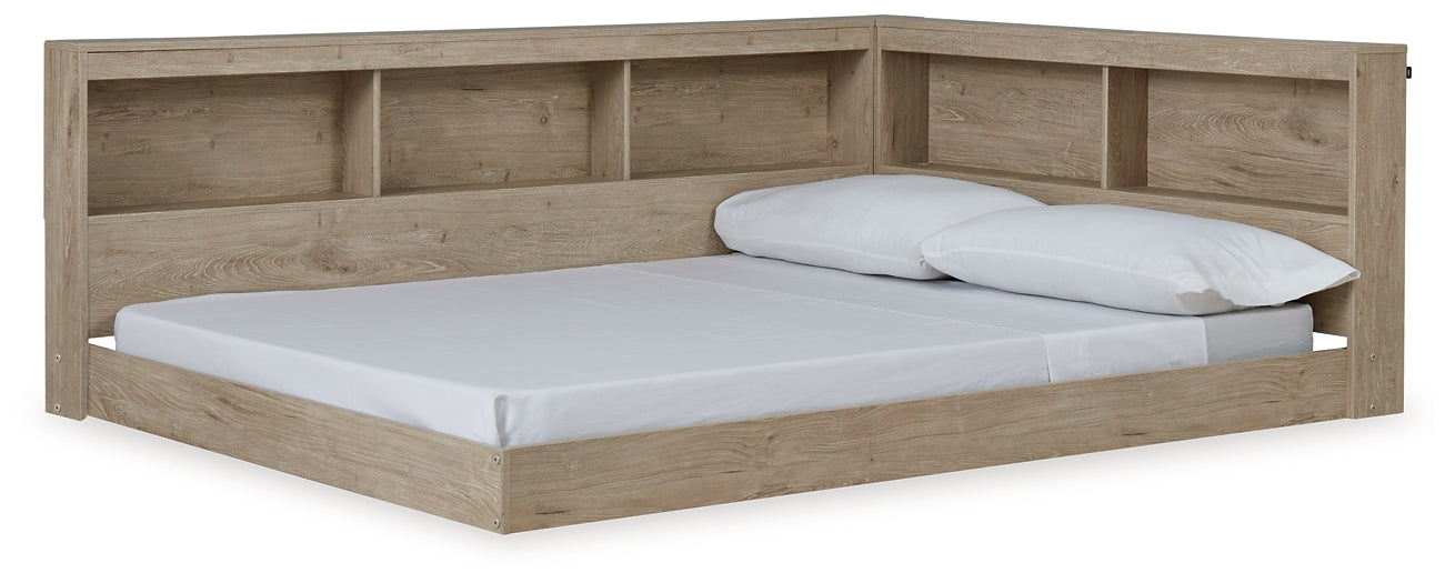 Oliah Bookcase Storage Bed