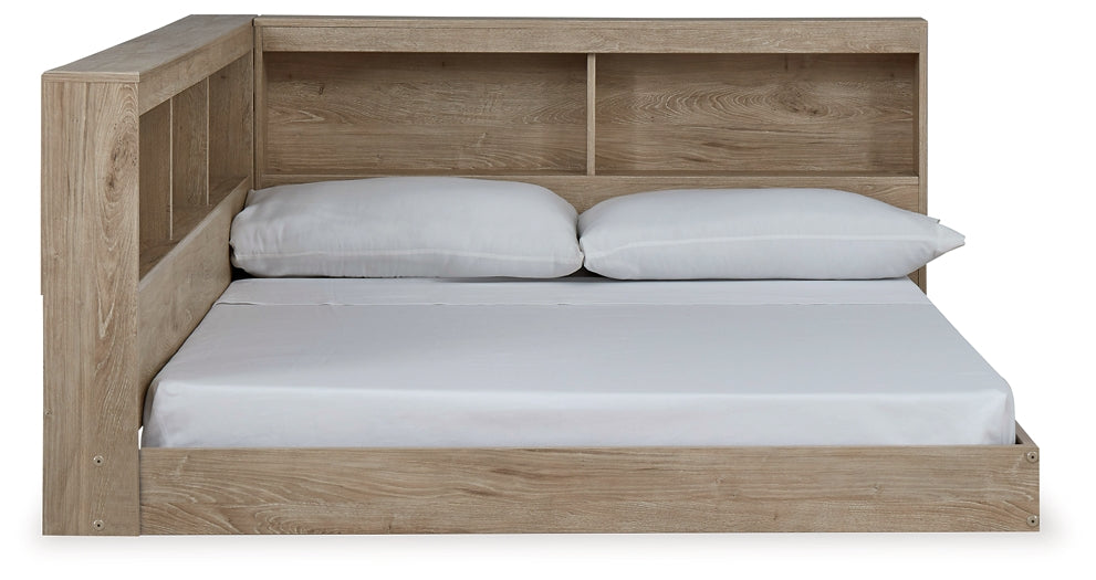 Oliah Bookcase Storage Bed