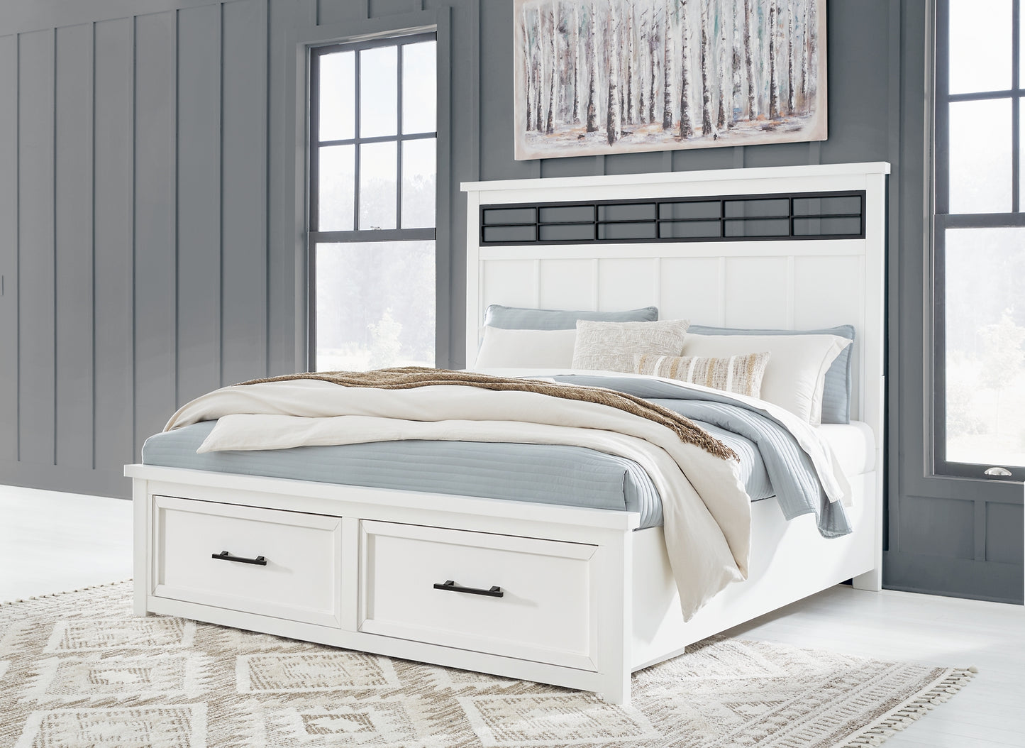 Ashbryn  Panel Storage Bed