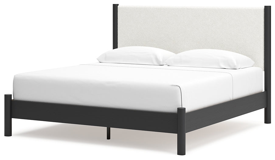 Cadmori Upholstered Panel Bed