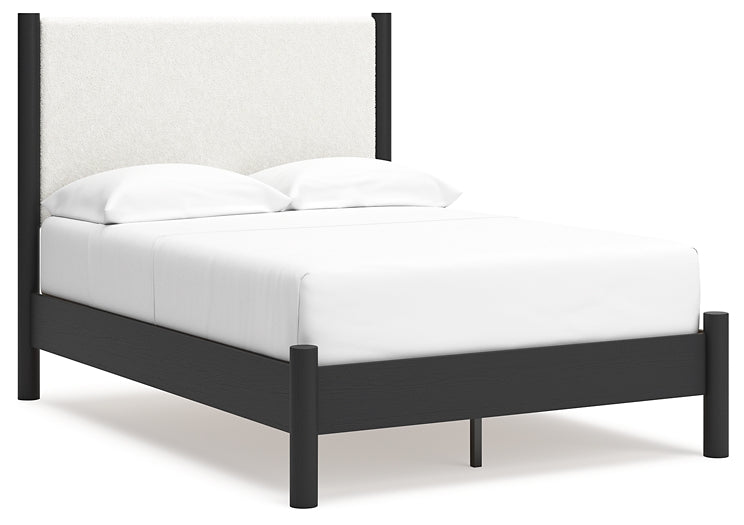 Cadmori Upholstered Panel Bed