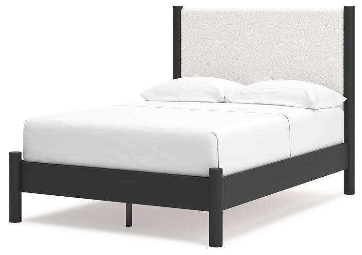 Cadmori Upholstered Panel Bed