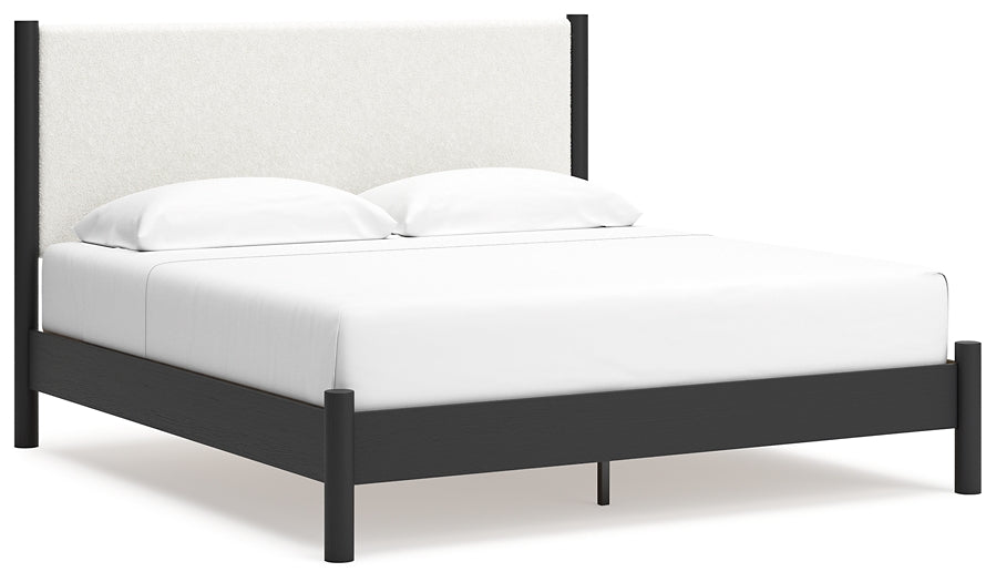 Cadmori Upholstered Panel Bed