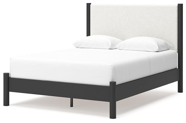 Cadmori Upholstered Panel Bed