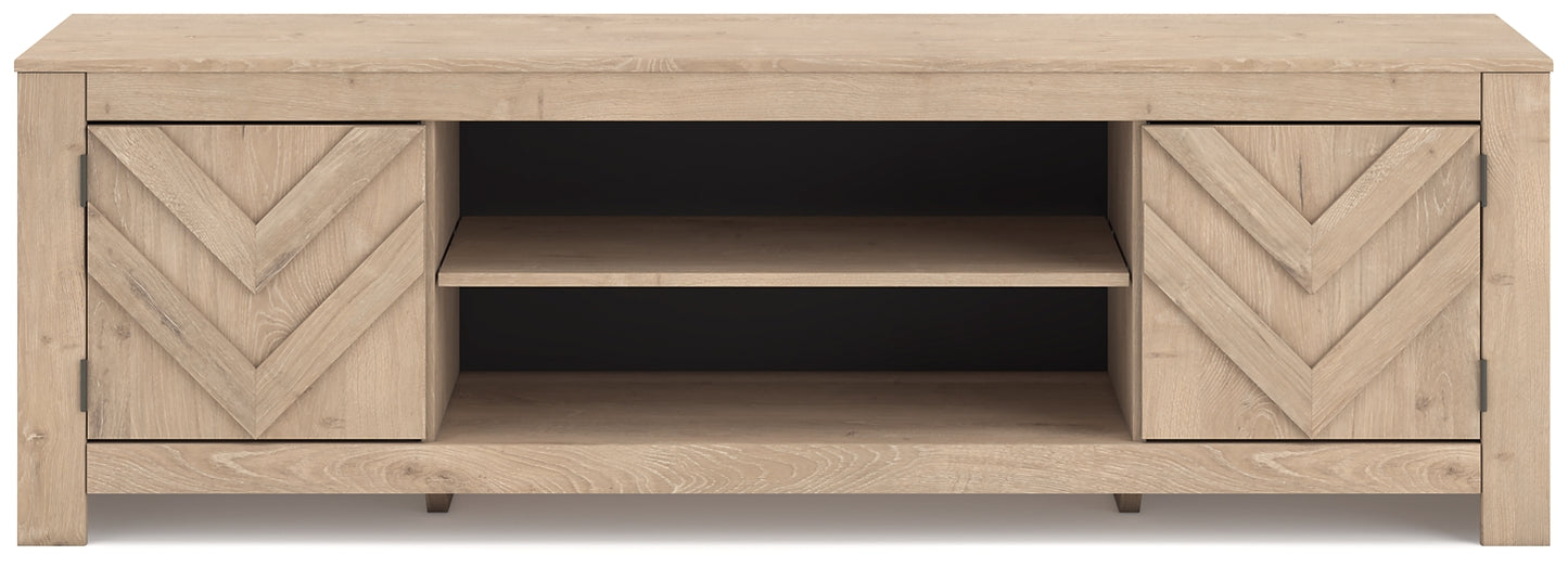 Cayboni LG TV Stand w/Fireplace Option