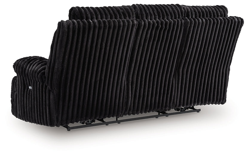 Rhines Falls REC PWR Sofa w/Drop Down Table