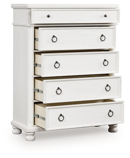 Rowlenstown Five Drawer Chest