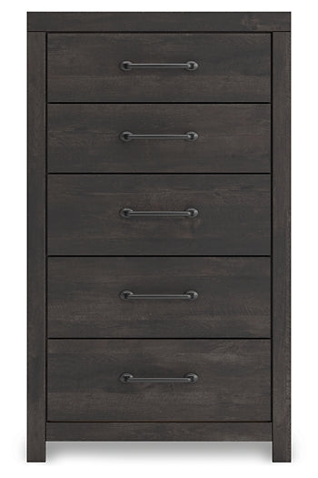 Hollivern Twin Panel Bed with Storage with Mirrored Dresser and Chest