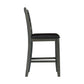 Amherst - Counter Side Chair With PU Cushion (Set of 2) - Gray Finish