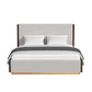 Brisbane - Upholstered Bed With Boucle And LED