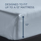 Linens - Tempur Classic Cotton Sheet Set - Sleepy Blue