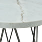 Riko - 5 Piece Counter Height Dining Set (Table & Four Chairs) - White