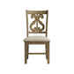 Stone - Wooden Swirl Back Side Chair (Set of 2)