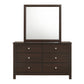 Sami - Youth Dresser And Mirror Set - Espresso