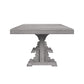 Glenmore - Dining Table With 2x18" Leaves - Aged Gray
