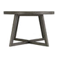 Cross - Round Dining Table - Dark Gray