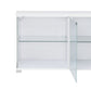 Chandra - 70" TV Stand With LED - Glossy White