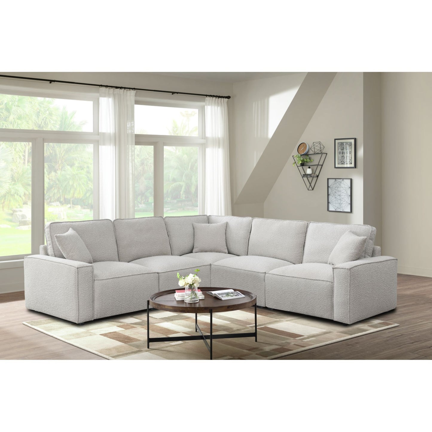 Normandy - 5 Piece Motion Sectional Set