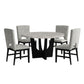 Oregon - 5 Piece Standard Height Dining Set (Round Table And Four Chairs)
