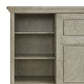 Whit-Ash - 5-Drawer Door Chest - Light Gray