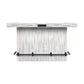 Rogen Rustic - Bar Table With Ice Tray, USB And Power - Rustic White
