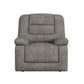 Odessa - P3 Recliner With Heat Massage, Zero Gravity, Memory Foam - Amount Gray