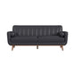 Horizon - Sofa With Wood Front And 2 Pillows