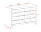 Emily - 8-Drawer Dresser