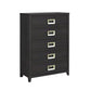 Tobias - 5-Drawer Chest - Black