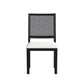 Bahama Breeze - Fabric Dining Chair (Set of 2) - White / Black