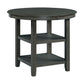 Amherst - Counter Table With Wood Leg - Gray Finish