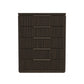 Sylvie - 5-Drawer Chest - Dark Brown